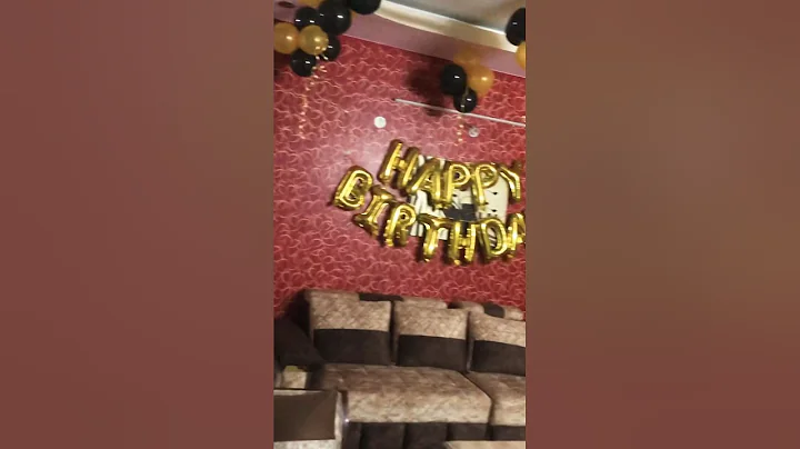 Birthday party decorations #shorts #short #youtubeshorts #trending #birthdayparty #reels #ytshorts