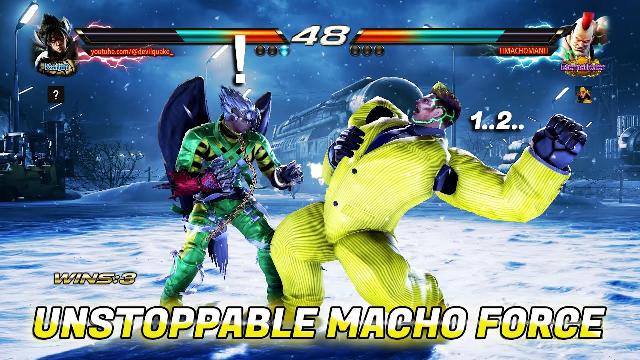 Tekken 7 - Devil Jin ranked vs  MACHO Jack! 💪💪💪