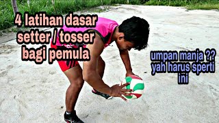 4 latihan dasar setter atau tosser . Cara melenturkan jari dan mempaskan bola ke jari screenshot 5