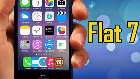 Flat 7 - iOS 7 Jailbreak Cydia Theme