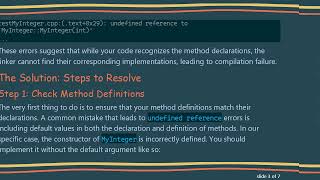 Resolving undefined reference Errors in C+ + : A Guide for Your Integer Class