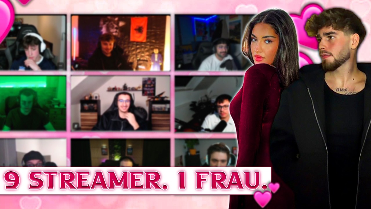 E-DATE mit 9 Streamern I nur EINER bekommt Lara 💘