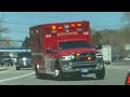 *NEW* Kingston ma fire dept Ambulance 2 responding to a medical 