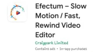 fast,slow, reverse motion app Efectum brst app screenshot 5