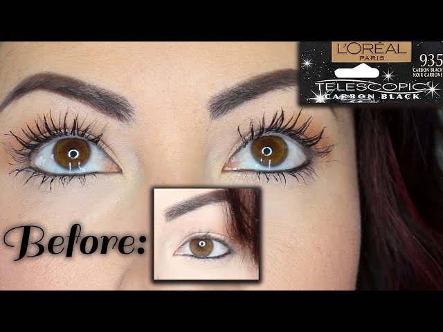 Loreal Telescopic Mascara Review, Demo, Wear Test! 