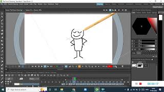 How to make a pencil draw a human in opentoonz part-2 (final part)