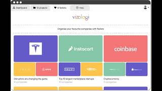 How to create a list of your favorite companies?