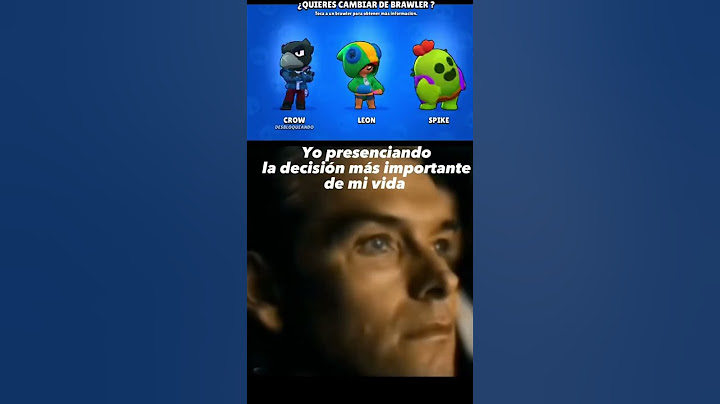 La decisión más importante #brawlstars #brawler #skin #brawl #crow #leon #spike