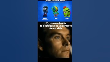 La decisión más importante #brawlstars #brawler #skin #brawl #crow #leon #spike