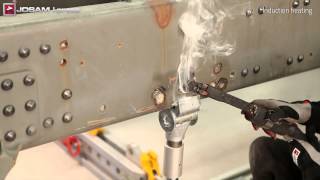 Frame straightening with JOSAM i-press - Induction heating