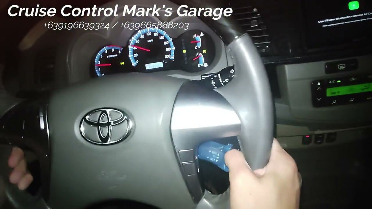 Fortuner 2.5 2KD Year 2012 Illumination Cruise Control Installed Philippines