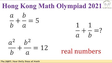 Hong Kong Math Olympiad 2021