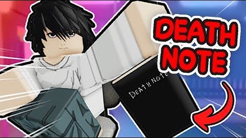 PLAYING DEATH NOTE AS L (Roblox VC)