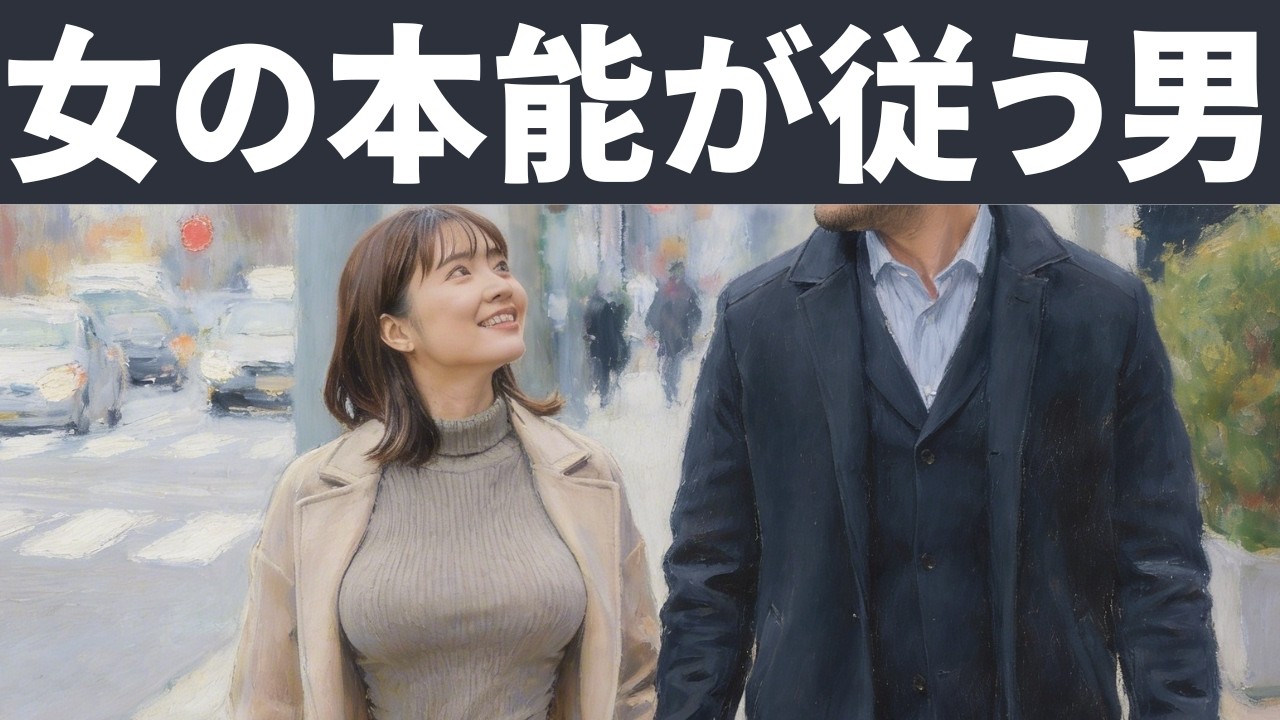 女性が本能で従ってしまう 格上男の構造【恋愛心理学】