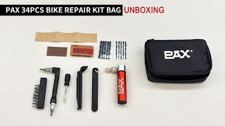 PAX 34件 自行車修理工具包開箱 | 34Pcs Bike Repair Tools Bag Unboxing
