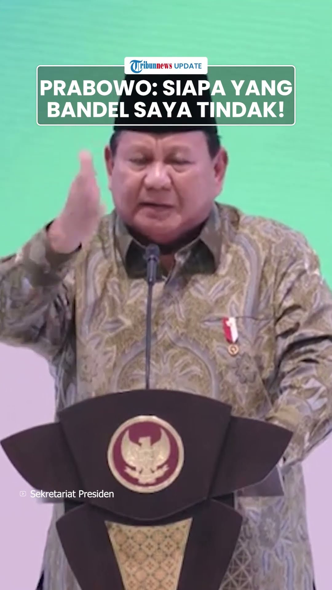 Momen Presiden Prabowo Pakai Nada Tinggi hingga Gebrak Meja, Peringatkan Pejabat 'Bandel' Ditindak
