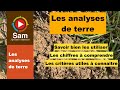 Les analyses de terre des outils trop souvent mal utiliss les lments utiles pour les comprendre