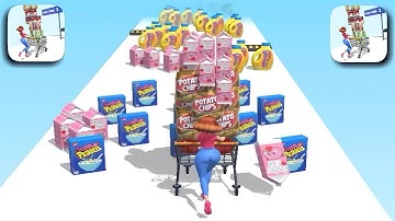 Supermarket Rush All Levels Mobile Walkthrough iOS,Android Gameplay New Game Max Level #shorts #348