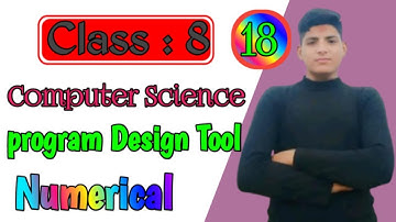 class 8 computer science unit 18 program Design Tool Exercise Numerical 2081