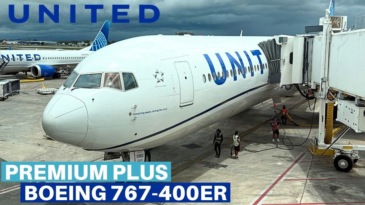 UNITED BOEING 767-400ER (Premium Plus) | San Juan - New York | Flight Review