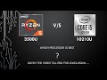 AMD Ryzen 5 3500U vs Intel i5-10210U Processors Comparision