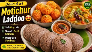 🔴 MolliesKitchen LIVE | Dalia से बने ऐसे Motichur Laddoo 😍 + Soft Ragi Idli | Healthy Breakfast screenshot 4