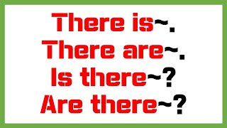 [왕초보 필수 영문법] 존재를 표현하는 4가지 / There is~. / There are~. / Is there~? / Are there~?