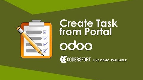How to Create Task from Portal in odoo | odoo Portal Project Task | odoo Project Task Portal