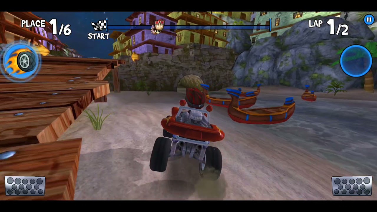 Beach Buggy Racing Chowder Bowl Level 5 Walkthrough Fiesta Village | ST Warriors Gaming | STW