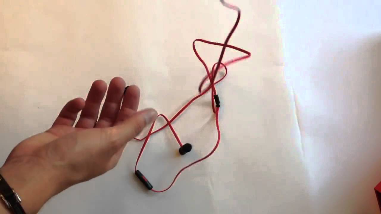 Обзор Наушников Beats By Dre urBeats black красный кабель