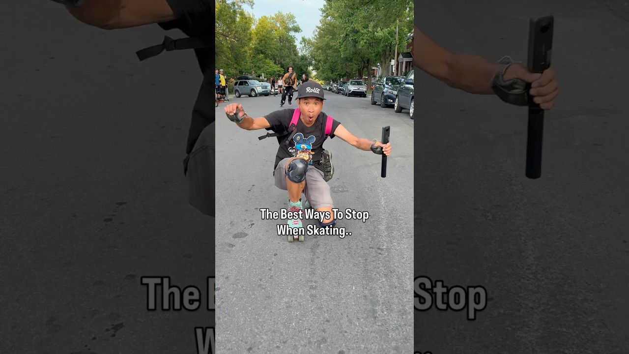 Advanced Skating Stops 😱🔥 