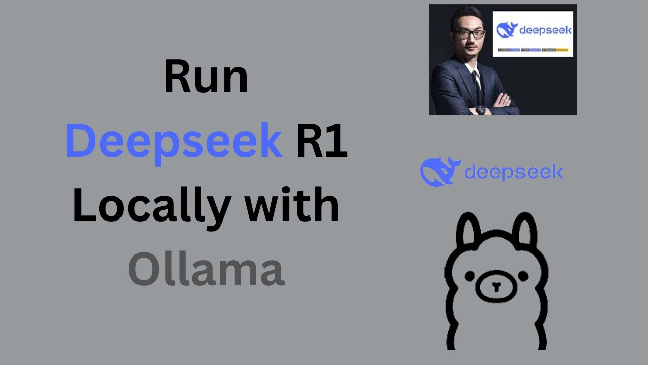 Run Deepseek R1 locally [offline] with ollama - YouTube