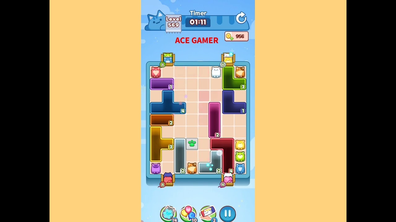 Drop the cat level 569 walkthrough solution 