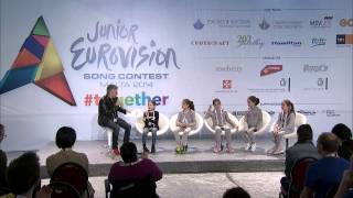 ESCKAZ live in Malta: Lizi-Pop (Georgia) press-conference (PBS)