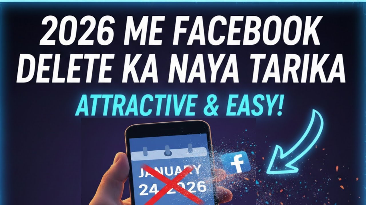 Facebook Account Delete 2026 🔥 New Update | Mobile Se Facebook Id Kaise Delete Kare