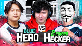 6 Finger Tgr @Bluehero12345 Vs 2 Finger Hacker 😱 Who will Win ??