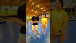 Gymnast Challenges Self-Taught Flipper