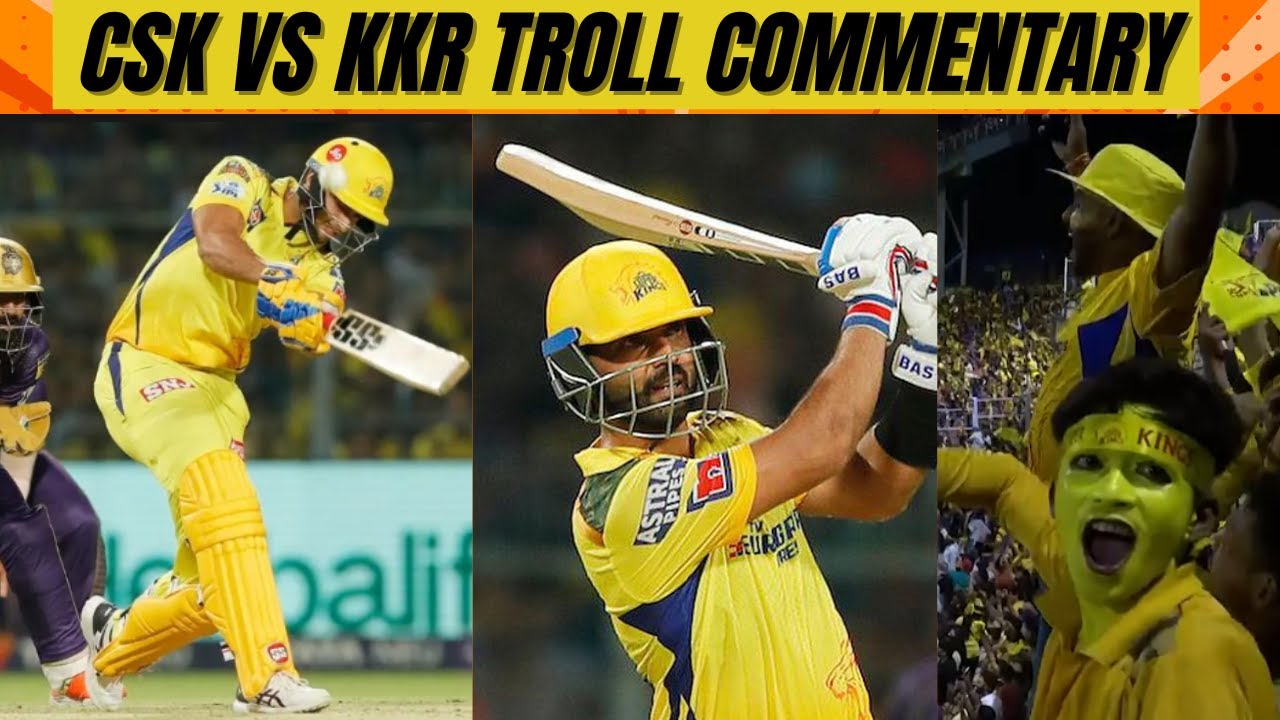 நின்னு கொல்லவா ,உக்காந்து கொல்லவா | Rahane Dubey  பேயாட்டம் | CSK vs KKR Troll Commentary