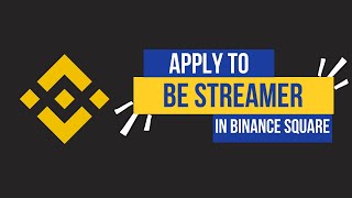 How to Apply to Be a Streamer in Binance Square | Start Streaming on Binance 2024 screenshot 4