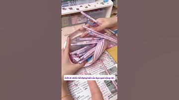 hộp bút của bạn rộng quá #kawaii #story