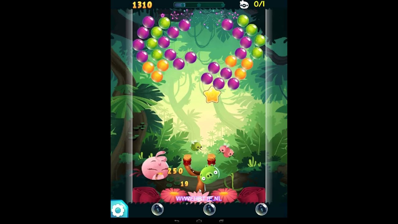 Angry Birds Stella pop level 1