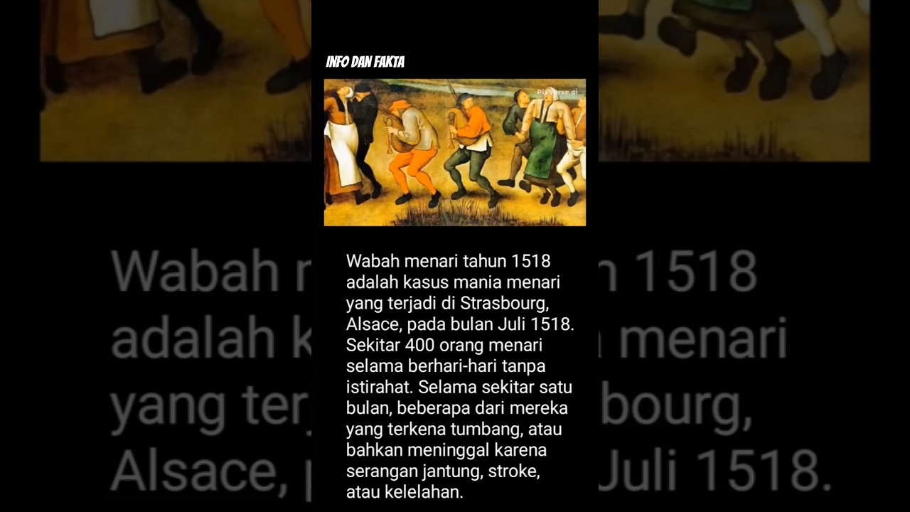 Wabah menari (dancing plague) 