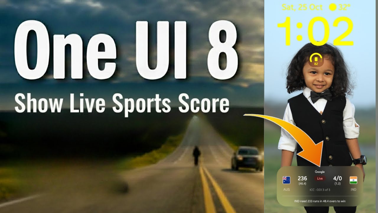 Как показывать результаты спортивных матчей в режиме реального времени в Samsung One UI 8 | Текущ...