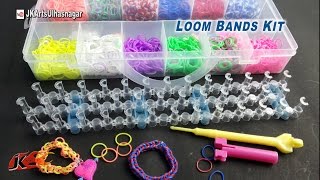 Loom Band Bracelet making kit and How to use | JK Arts 902