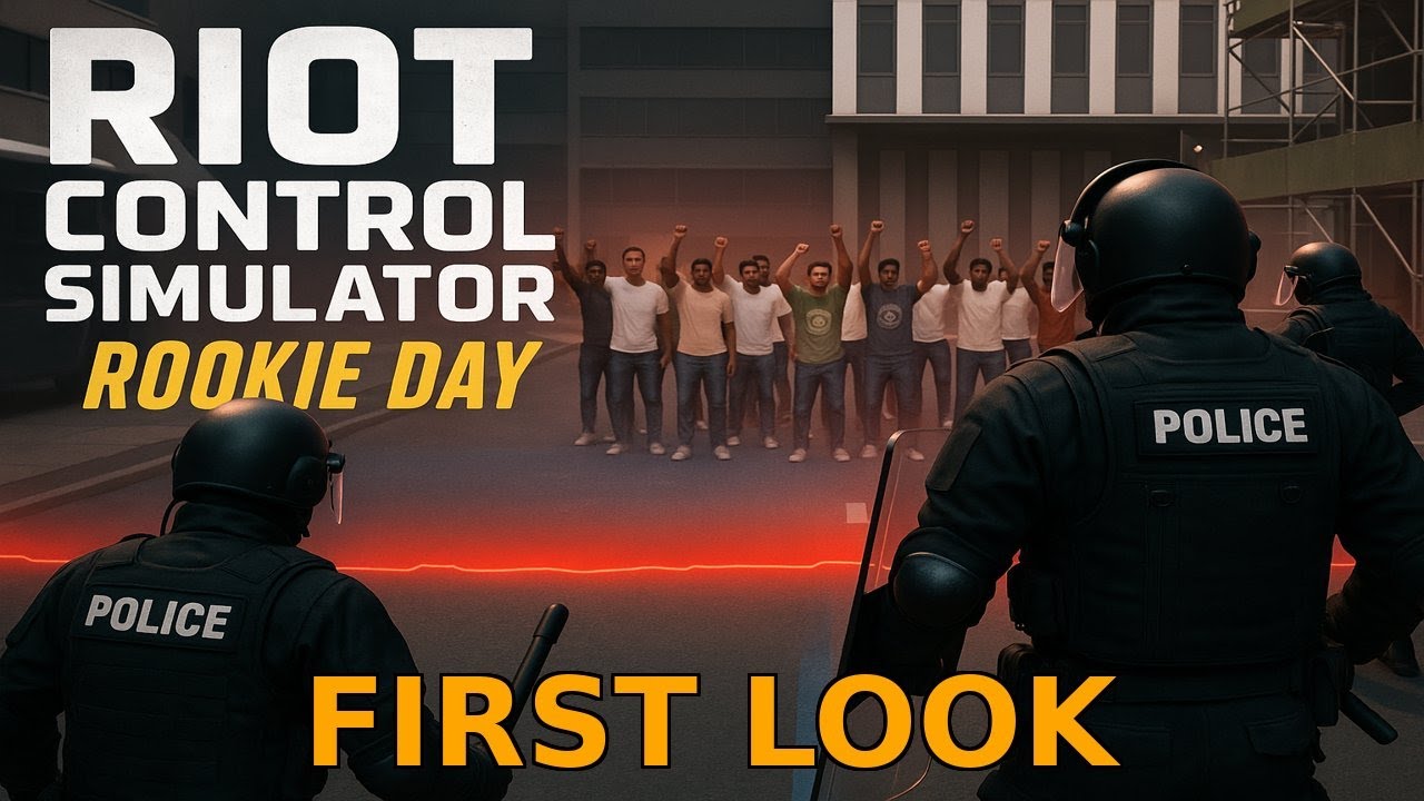 🚨 Riot Control Simulator: Rookie Day | First Look Gameplay 🚨