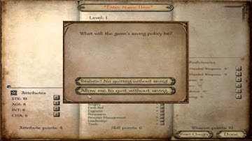 Mount and Blade Warband Part 1 Character Creation!!!