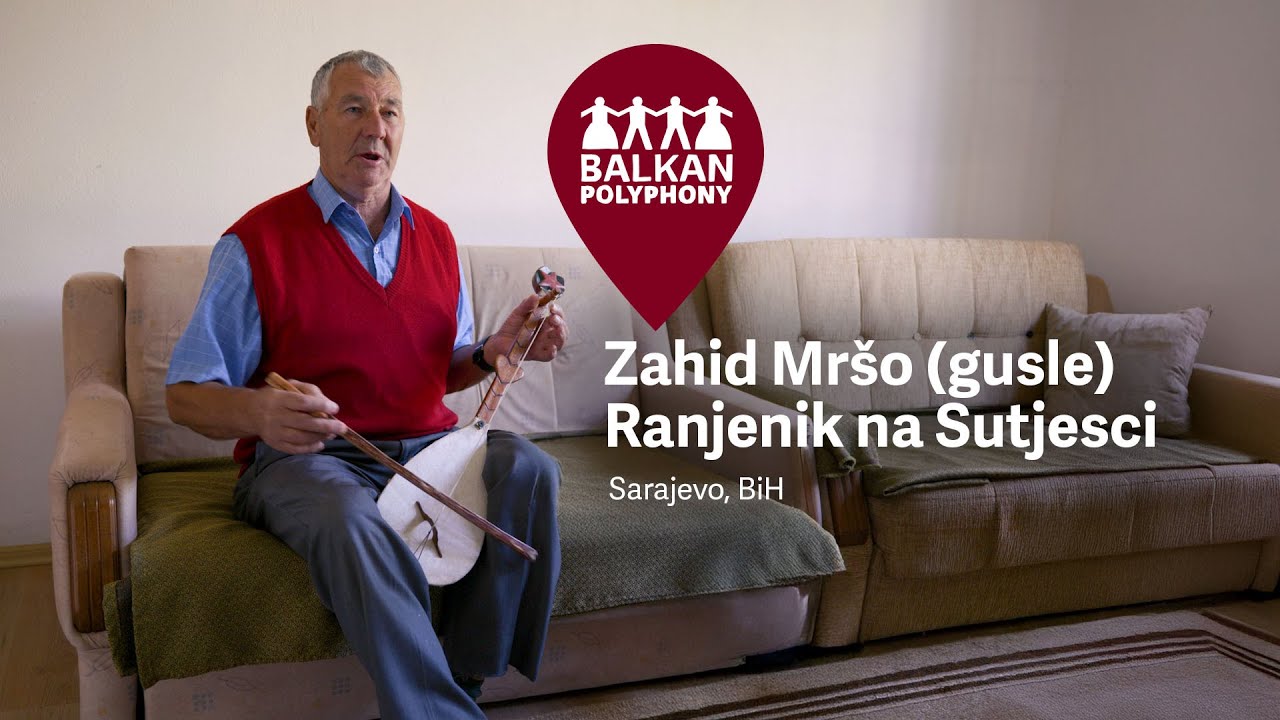 Zahid Mršo gusle – Ranjenik na Sutjesci – Sarajevo, BiH