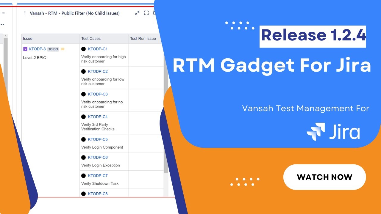 R1.2.4 - Requirements Traceability Gadget for Jira - YouTube