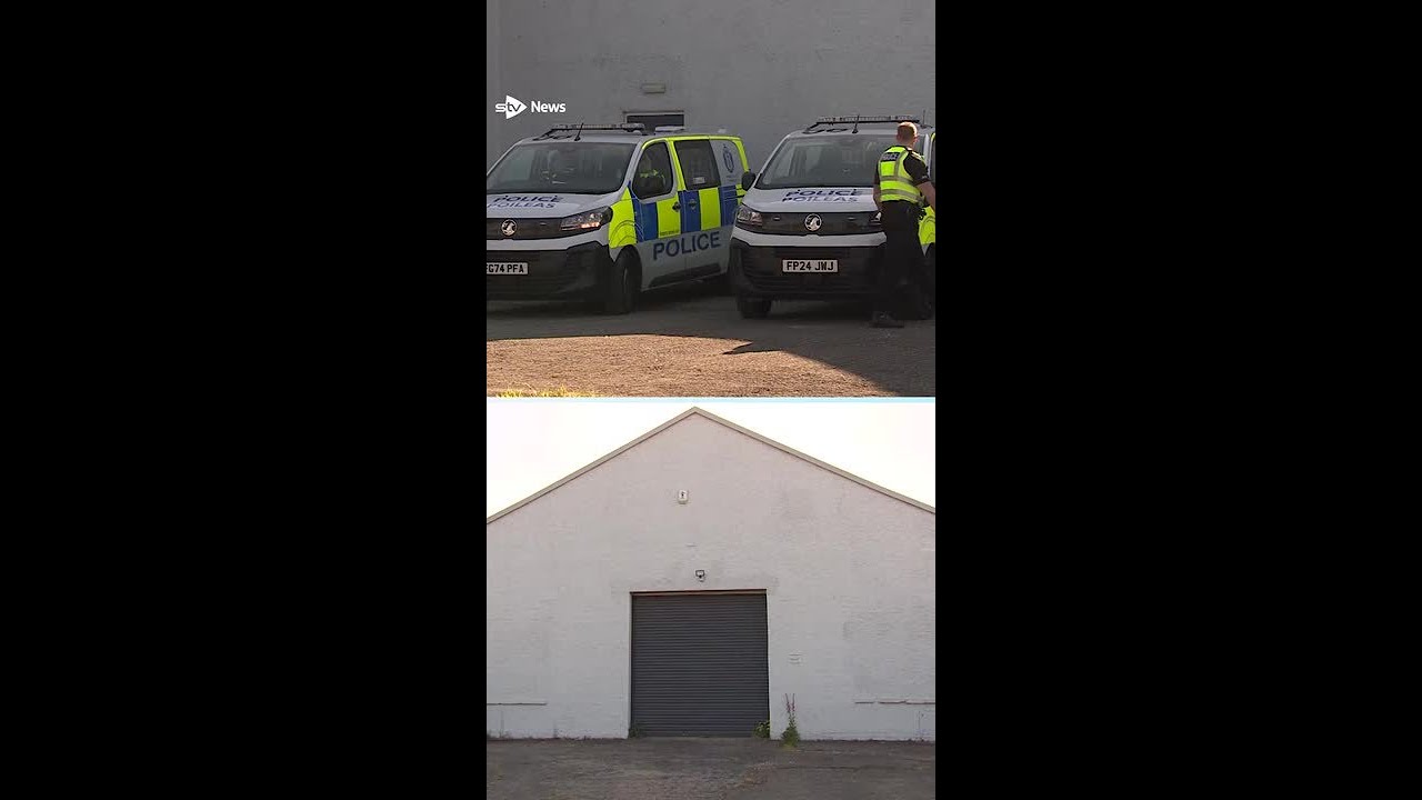 Cannabis farm seized after fire at industrial unit in Glasgow 