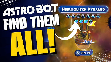 🤖 Find All Collectibles! - Astro Bot Hieroglitch Pyramid 100% Guide